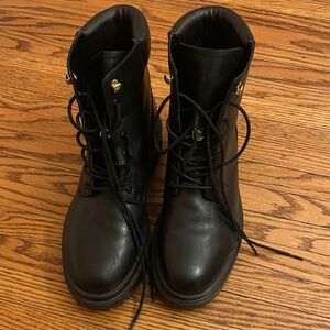 Ralph Lauren Black Leather Shoes
